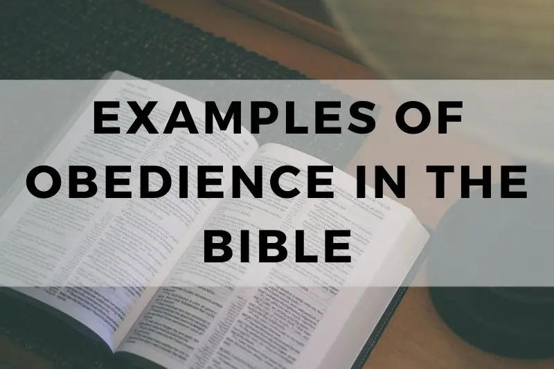 Examples of Obedience in the Bible