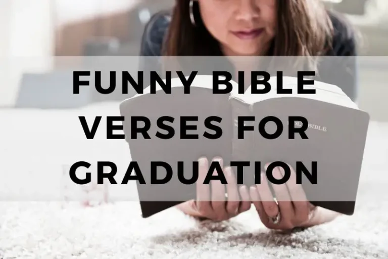 Humorous Bible Verses to Celebrate Graduation with a Smile