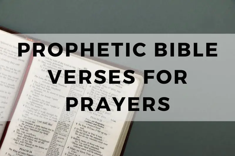 Prophetic Bible Verses for Effective Prayers - BELIEVE IN THE BIBLE