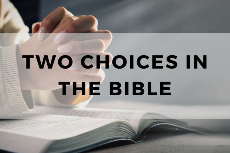 Two Choices in the Bible: Life Lessons from Scripture 